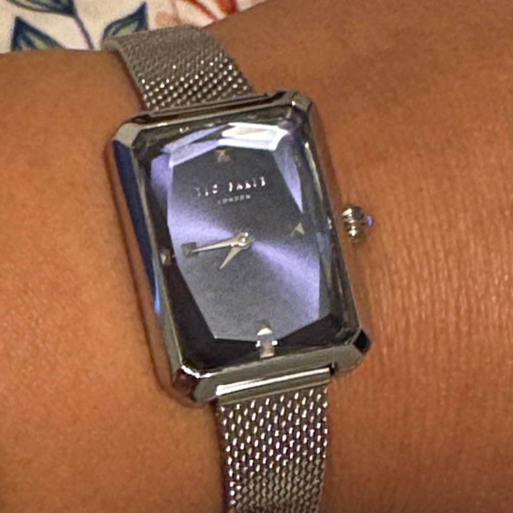 Ted Baker Silver Rectangular Watch - image 2